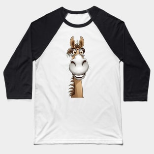 Donkey Professor Baseball T-Shirt